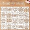 20 PCS Inspirational Christian Stencils for Painting – Reusable Bible Quote Templates for Wood Signs, Wall Art, Canvas, Church Crafts & DIY Religious Home Decor
